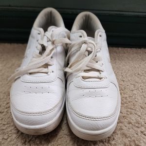 All white fila shoes